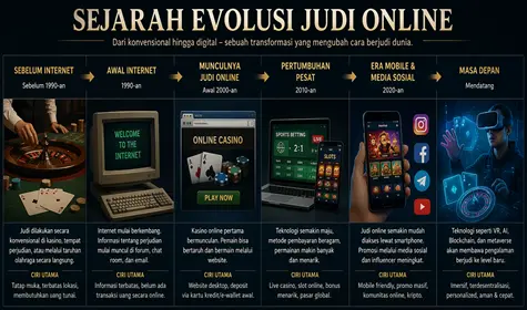 Beginilah Fenomena Sejarah Evolusi Judi Online Secara Global