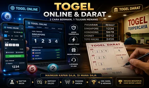 Beginilah Perbedaan Antara Permainan Togel Online Dengan Togel Di Darat